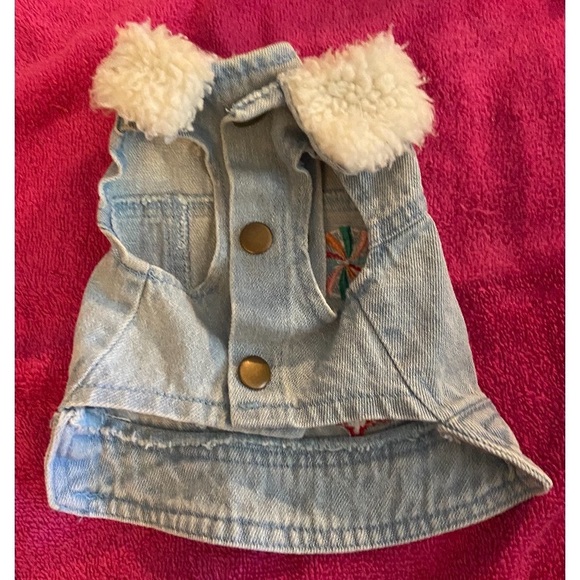 “I believe” Christmas Jean Vest for pets - Picture 8 of 10